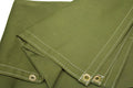 Green Polyester Canvas Tarp 18 Ft X 24 Ft 14.5 Oz. O1542