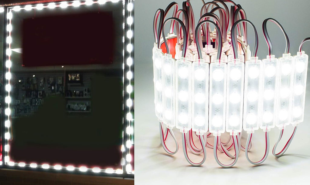 120pcs White 5730 LED Module with UL 12v AC Power Package K39177