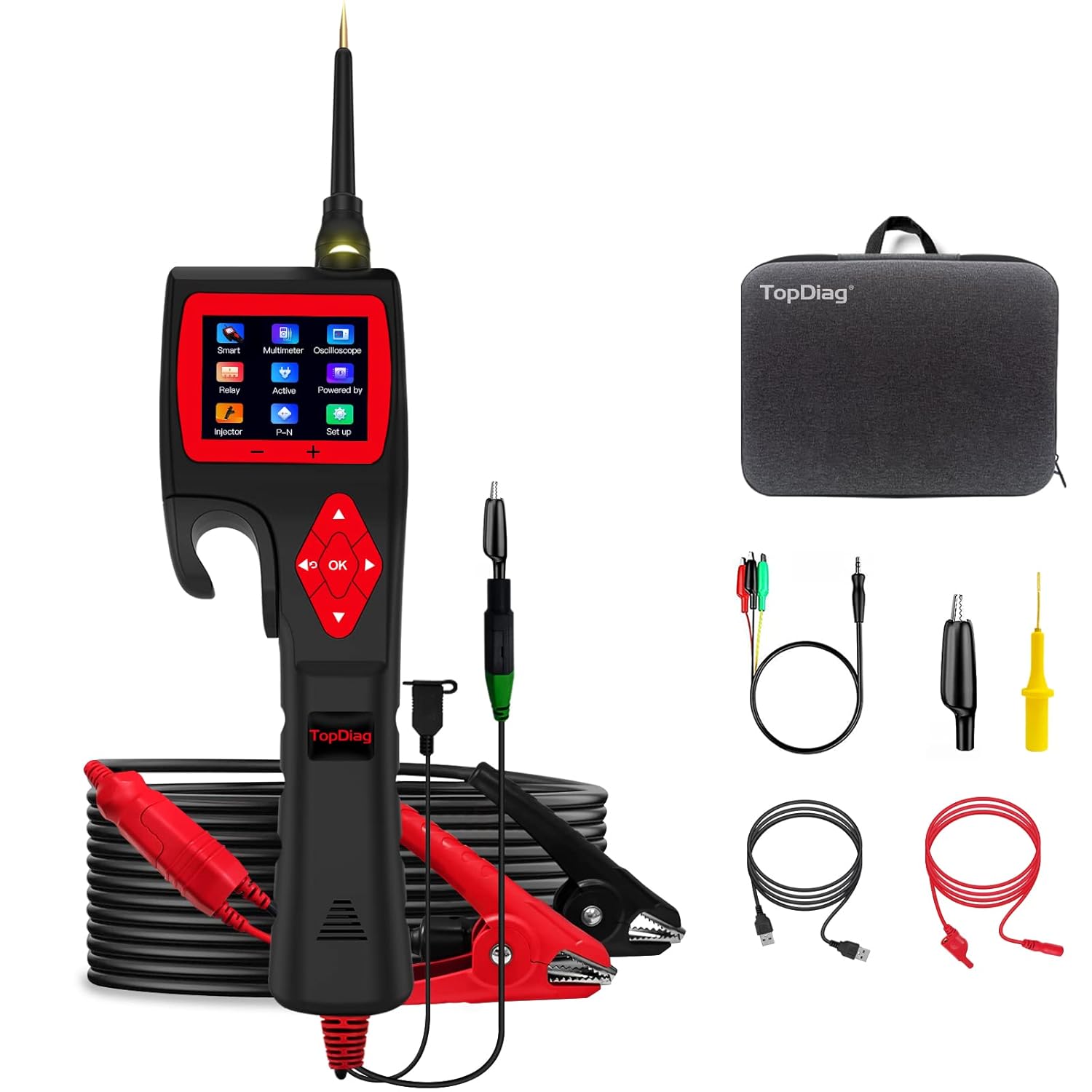 9~30V Automotive Circuit Tester with 20ft Cable M15162