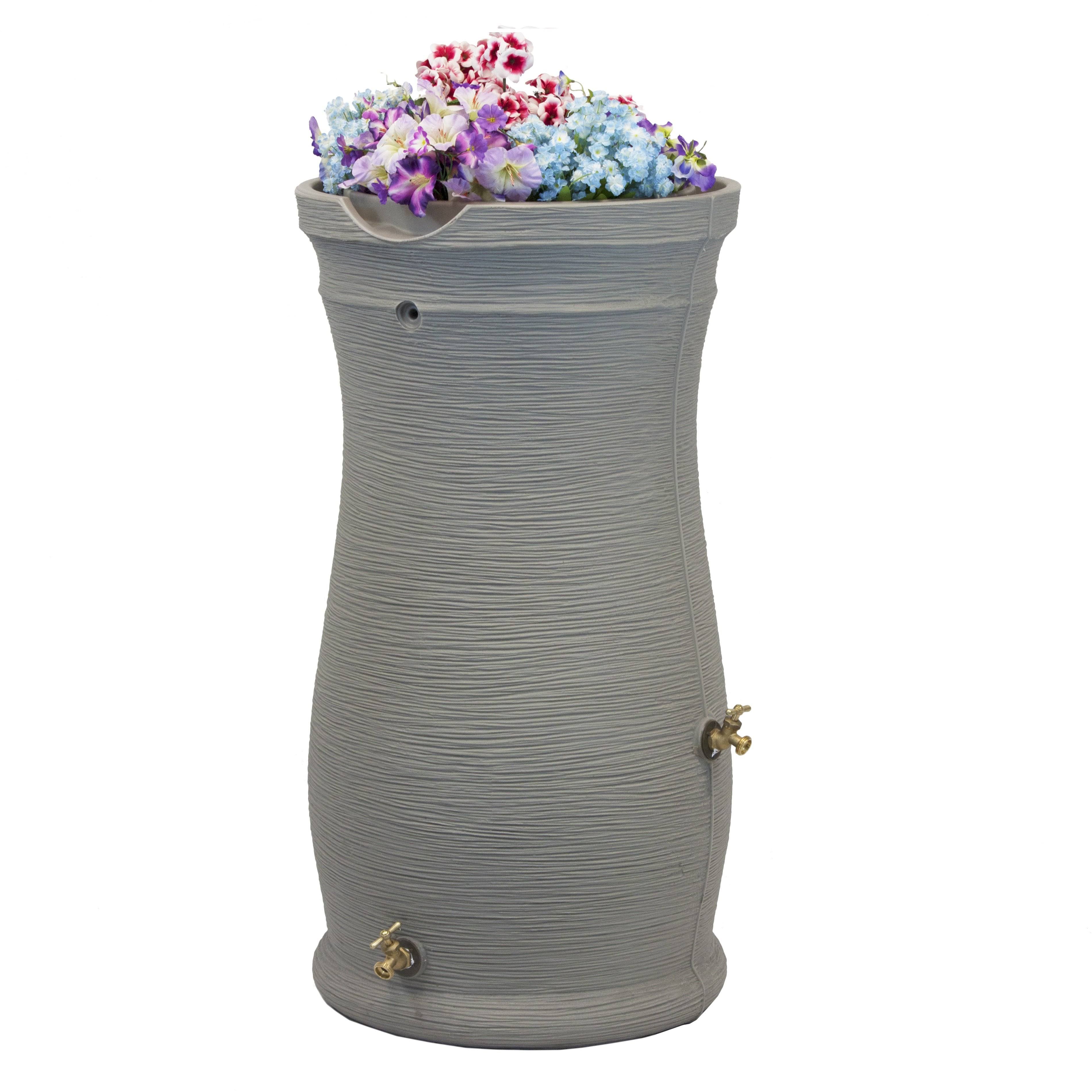 50 Gallon Rain Barrel Greige D877901