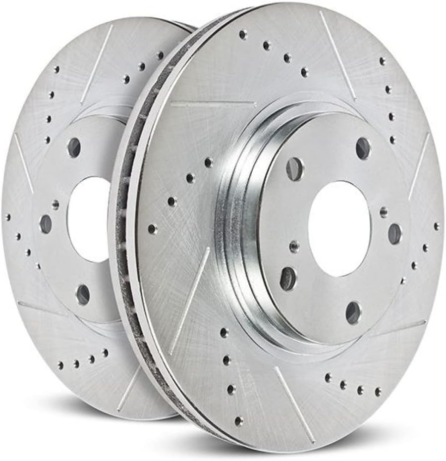 Front Evolution Drilled & Slotted Brake Rotor M446198