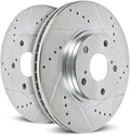 Front Evolution Drilled & Slotted Brake Rotor M446198