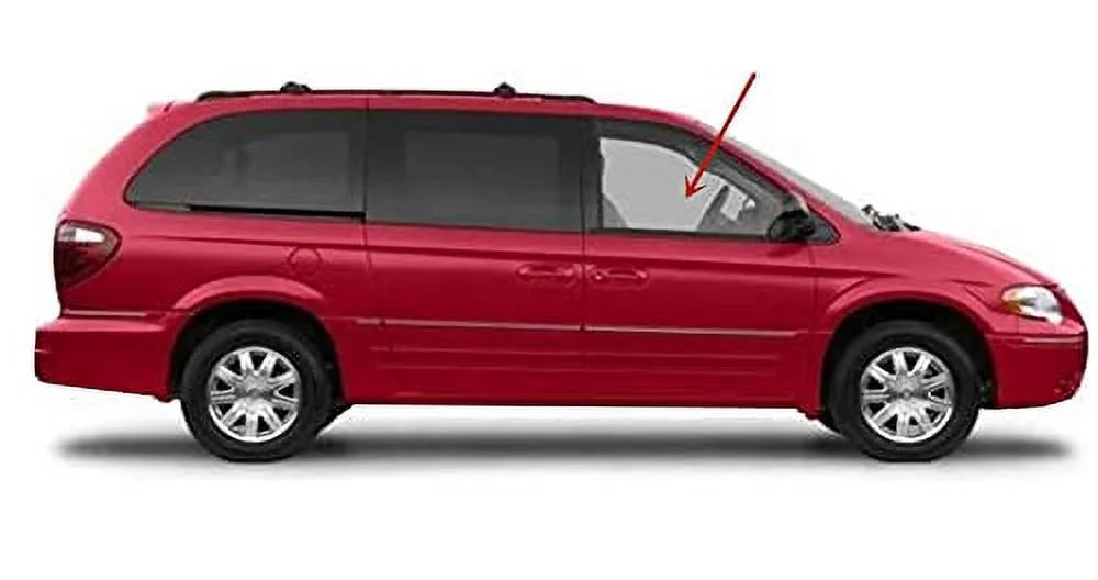 Front Door Window Glass for Dodge Caravan 2004-2007 K8009
