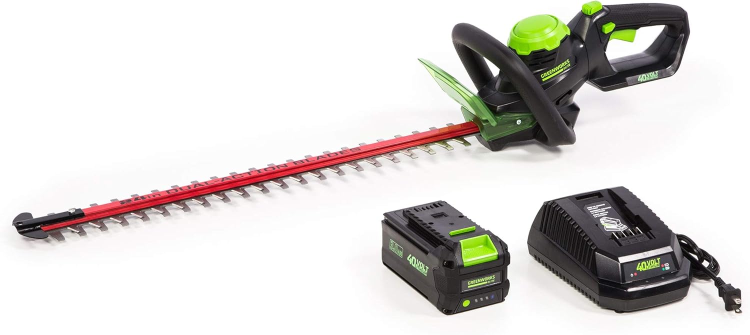 40V 24" Cordless Hedge Trimmer with 2.0Ah Battery and Charger B366612