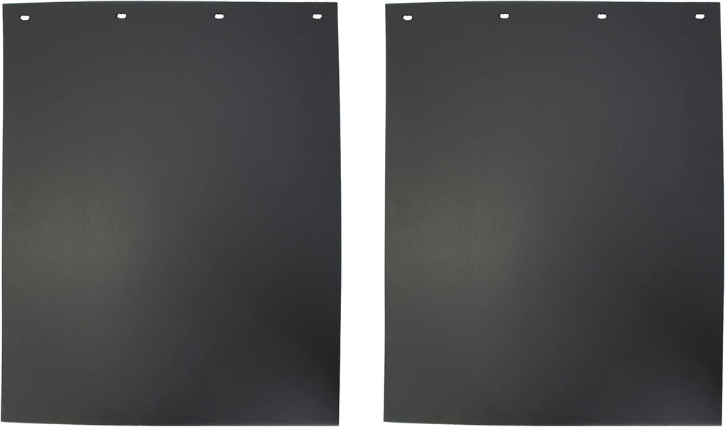 Ribbed Anti-Spray Mud Flaps 30" x 24" 3/8" Thick One Pair Pack of 2 P8190