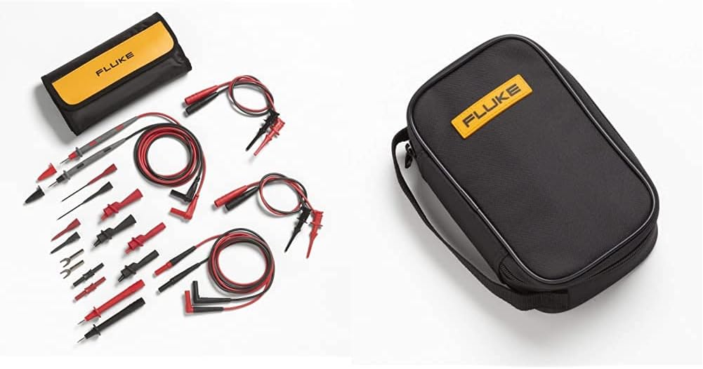 Industrial Test Lead Kit with Zippered Vinyl Carry Case A877965
