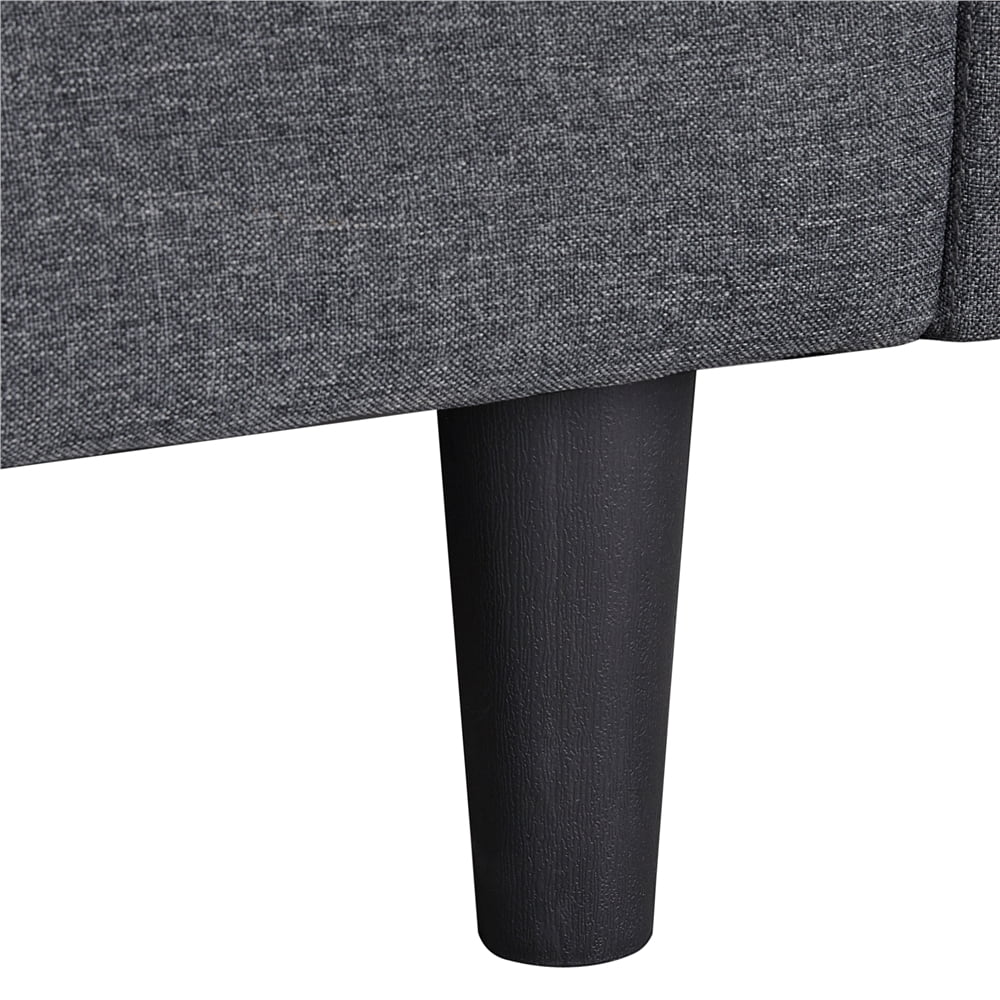 Gray Linen 3-Seater Sofa I281959