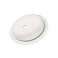 Tahiti Ivory Undermount Bathroom Sink Q43299