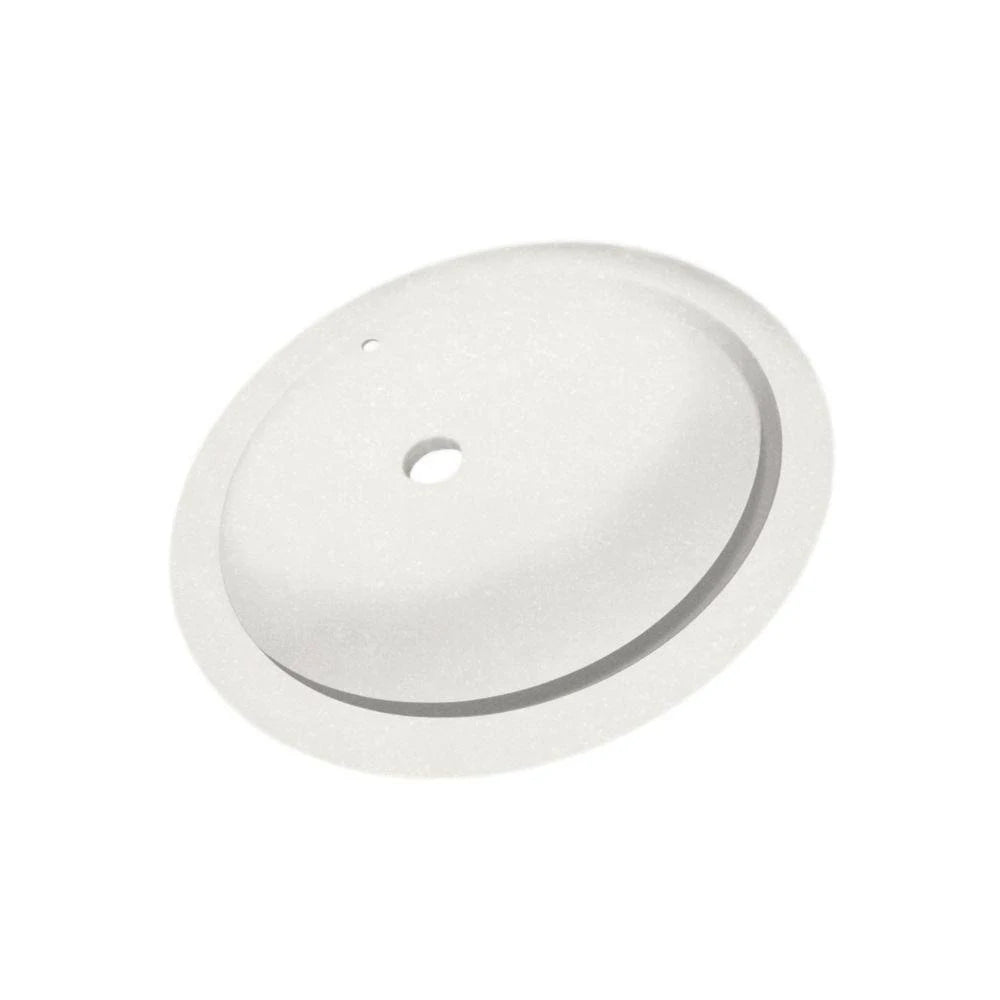 Tahiti Ivory Undermount Bathroom Sink Q43299
