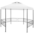 White Steel Frame Party Tent Canopy I395864
