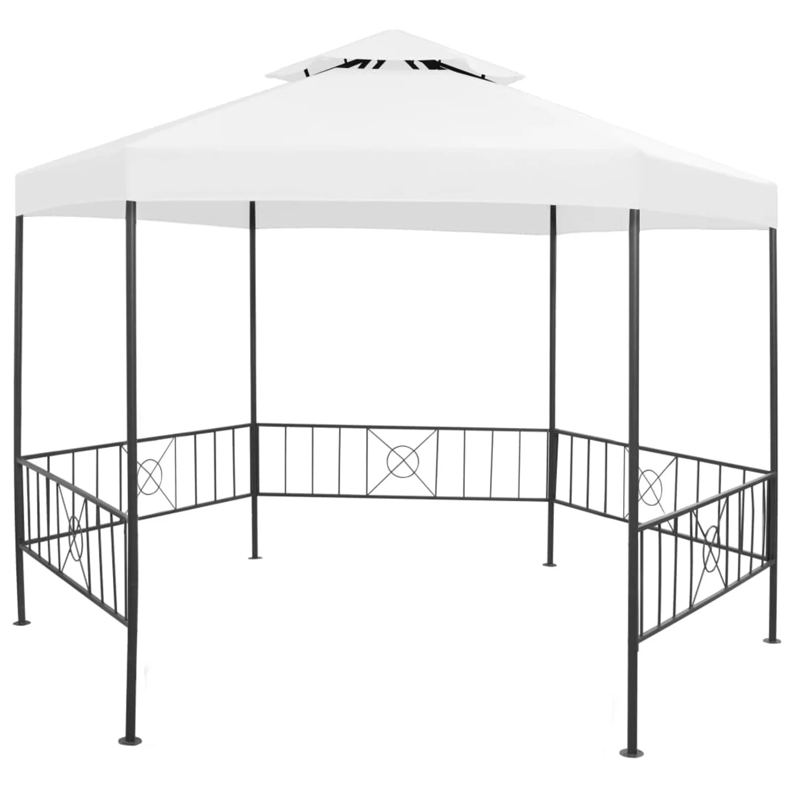 White Steel Frame Party Tent Canopy I395864