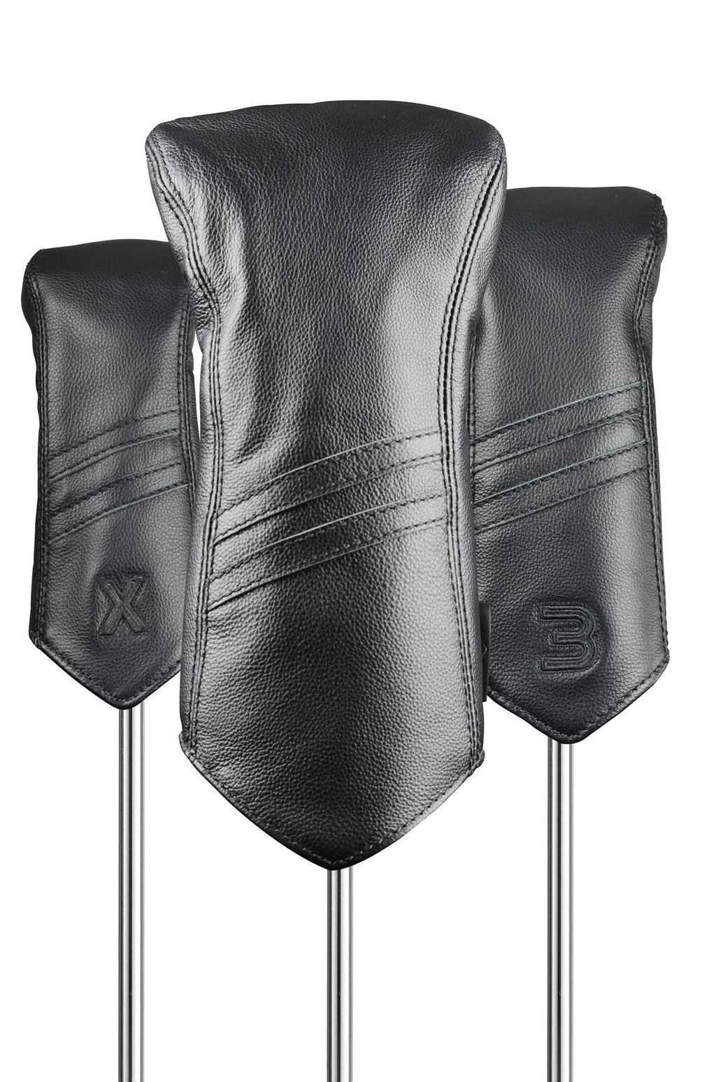 Black Leather Driver Headcover Y6548