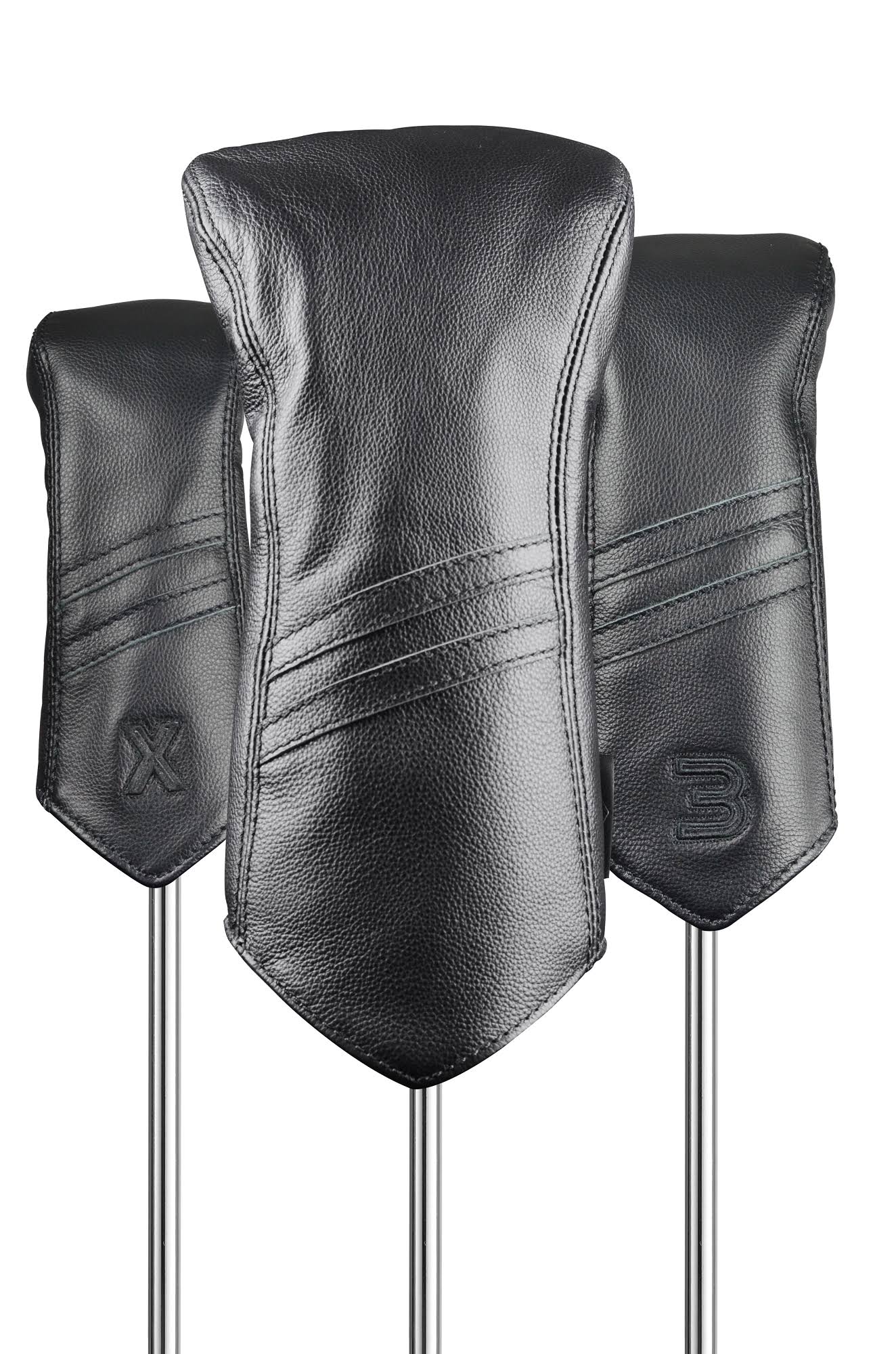Black Leather Driver Headcover Y6548