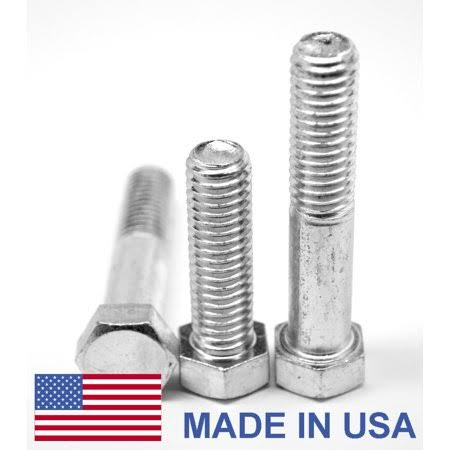 5/8 inch-11 x 3 1/4 inch Coarse Thread Grade 5 Hex Cap Screw, Zinc Plated, Pk 100 X414