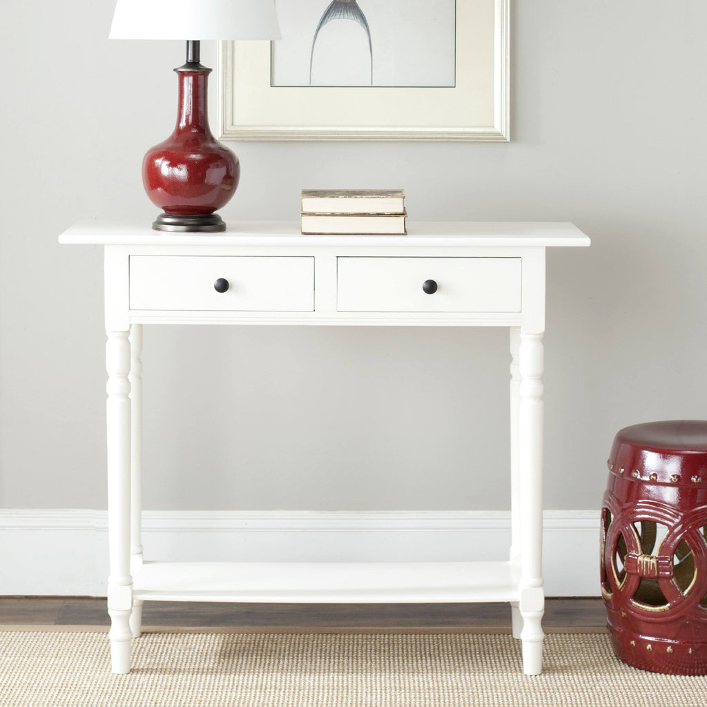Cream 2-Drawer Console Table T8988