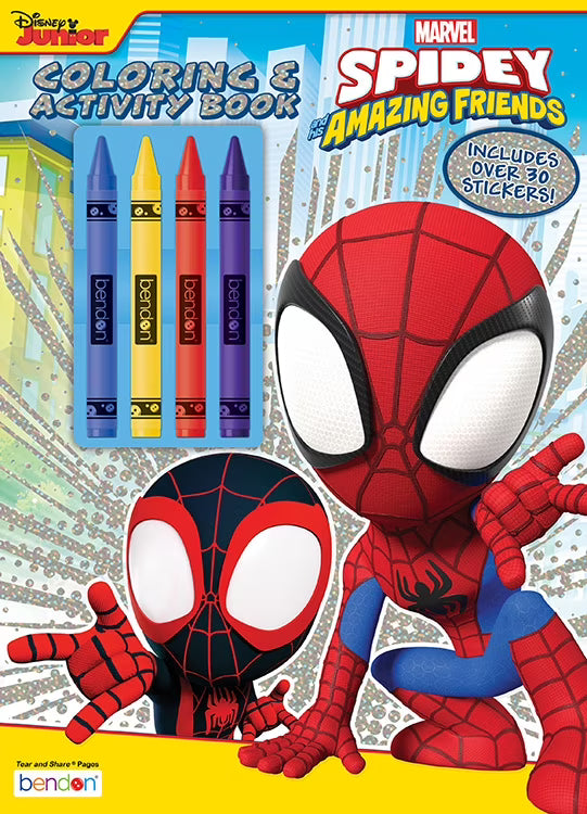 48 Page Coloring Book With 4 Crayons, Paperback I5444