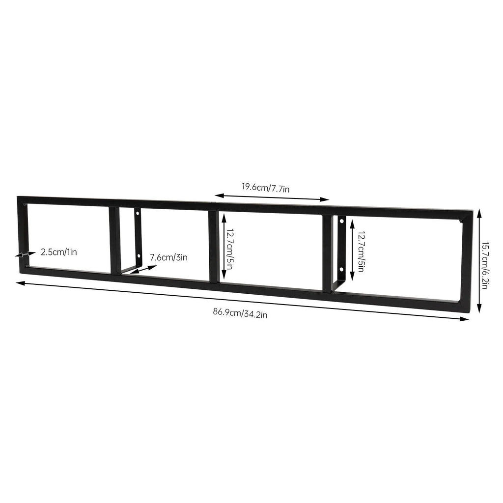 34 In Media Storage Shelves for Wall, CD DVD Storage Shelf F7658