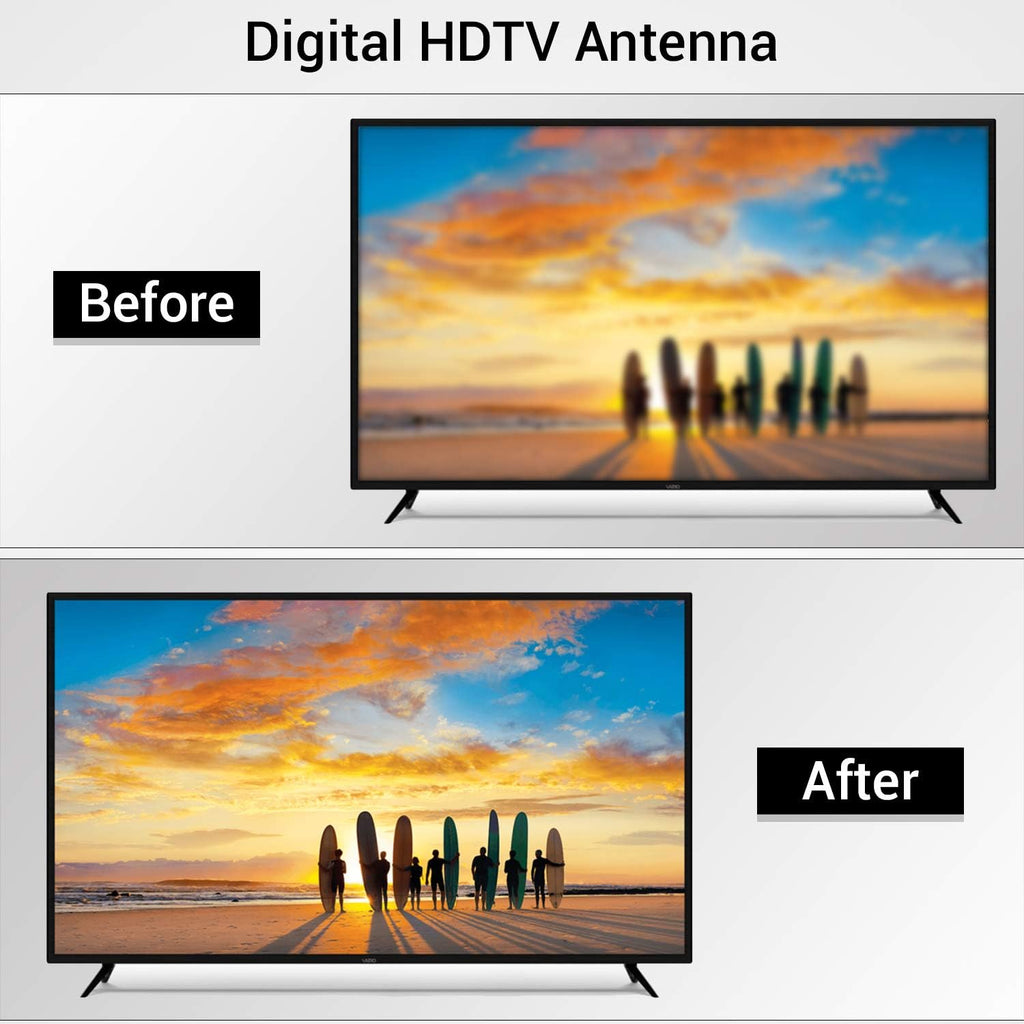 Antier Amplified Digital Tv Antenna with 16ft Coaxial Cable E503219