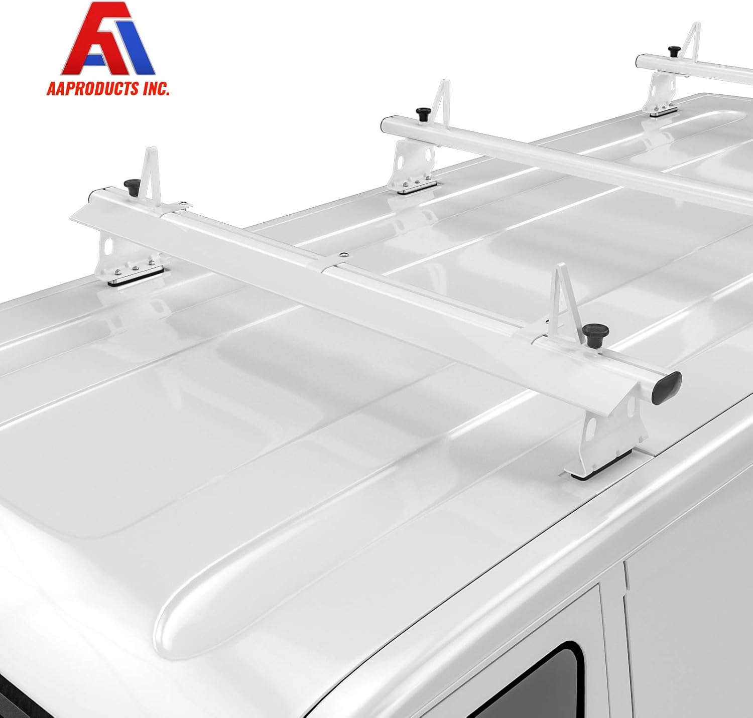 Aluminum Ladder Rack Wind Deflector, White, Pack of 2 O241