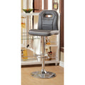 Grey Adjustable Swivel Bar Stool K183