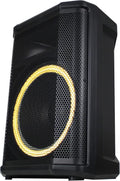 Portable Bluetooth Karaoke DJ Speaker with Remote Control and LED Light Show, 12", 2600 Watts L266