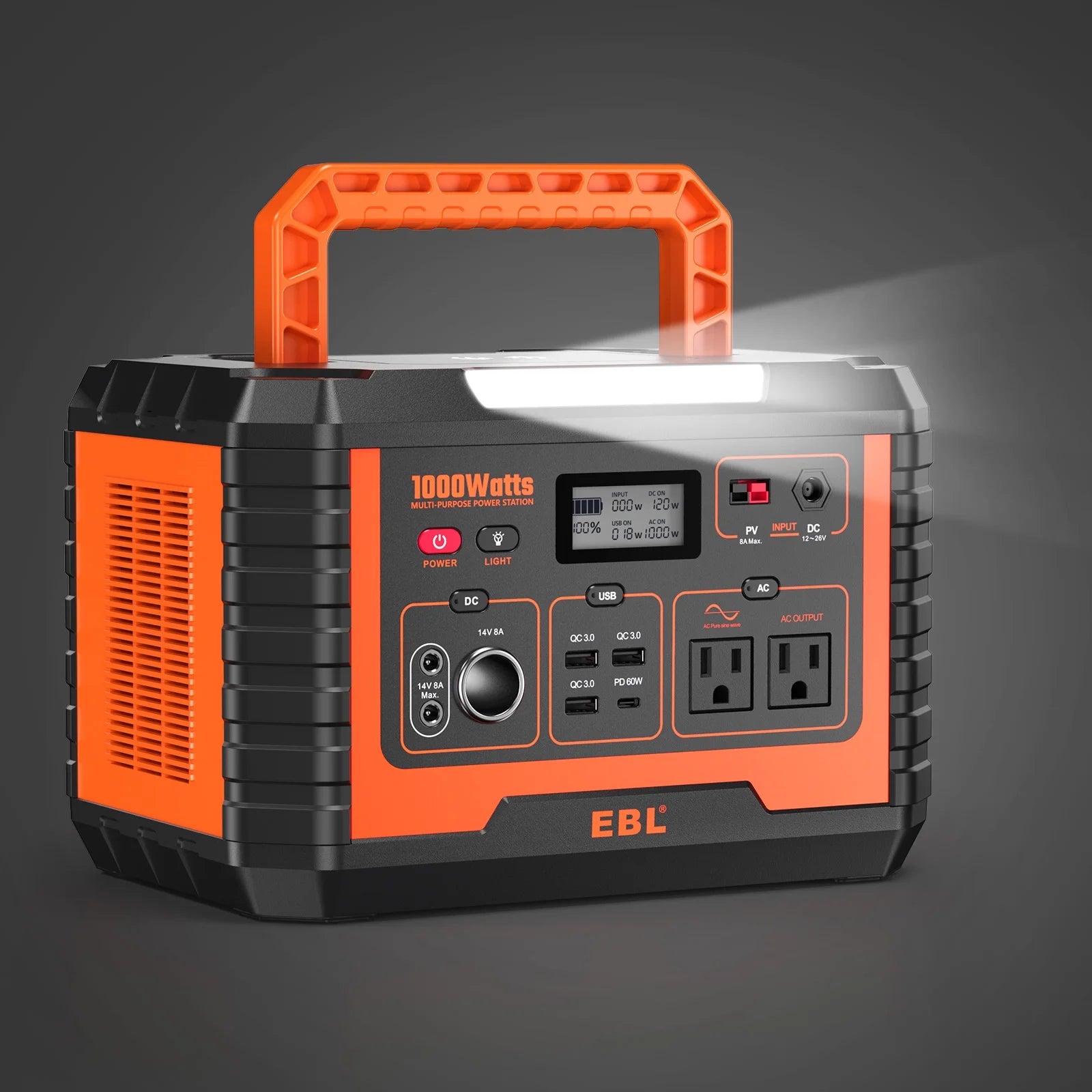 1000W Portable Solar Power Station V864710