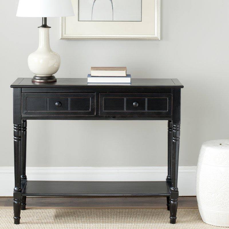 Cream 2-Drawer Console Table T8988