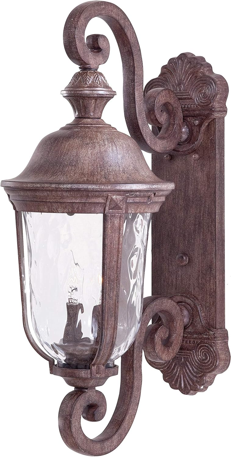 Cast Aluminum Outdoor Wall Light, 100 Watts, Rust Q533965