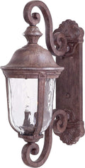 Cast Aluminum Outdoor Wall Light, 100 Watts, Rust Q533965