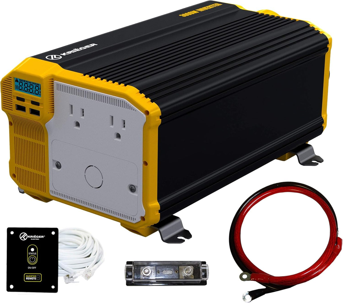 3000 Watts Power Inverter 12V to 110V Modified Sine Wave Car Inverter P577