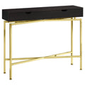 Cappuccino Rectangle Console Table with Drawers D470674