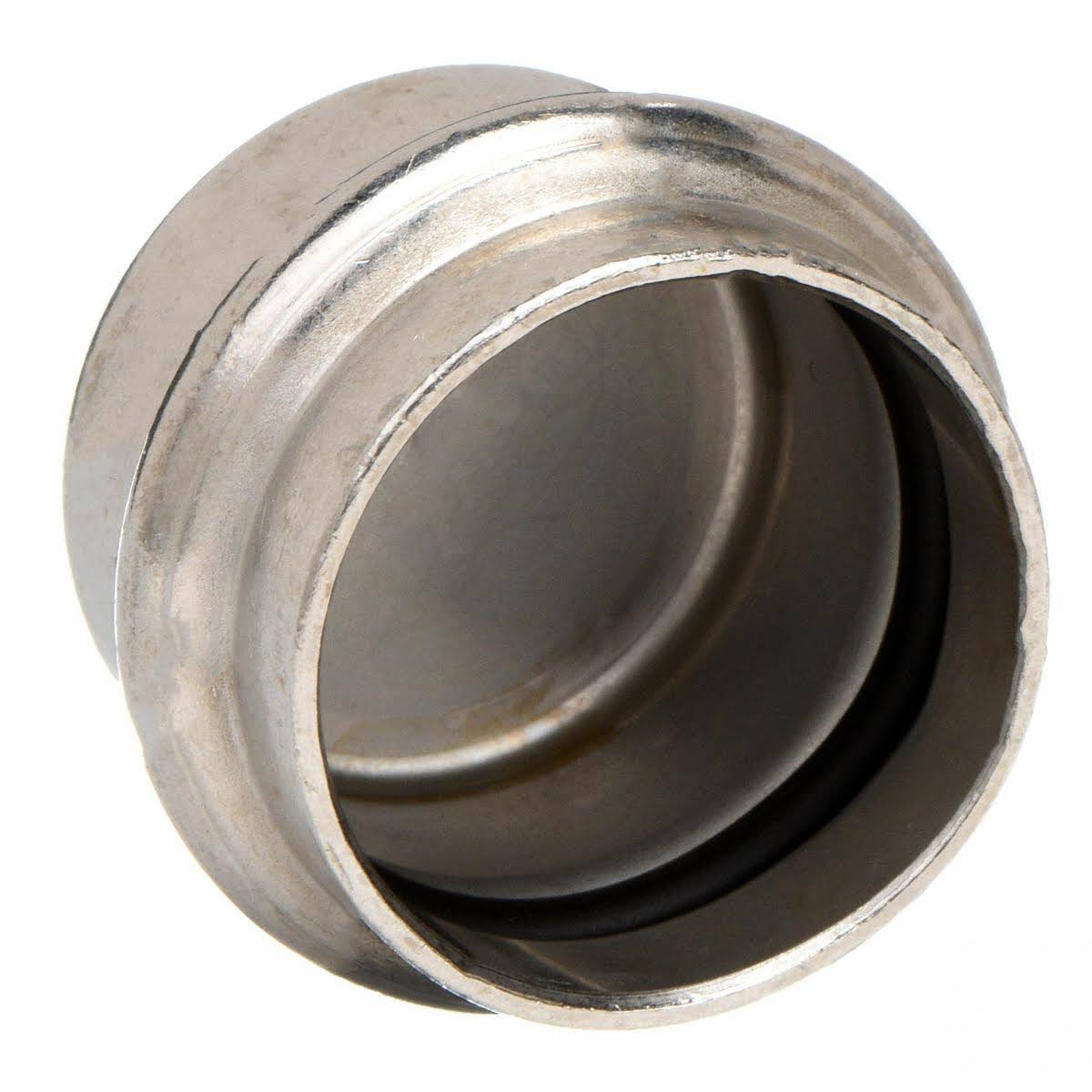 304 Stainless Steel Cap, Press Connection, 3/4 in Tube Size F47451