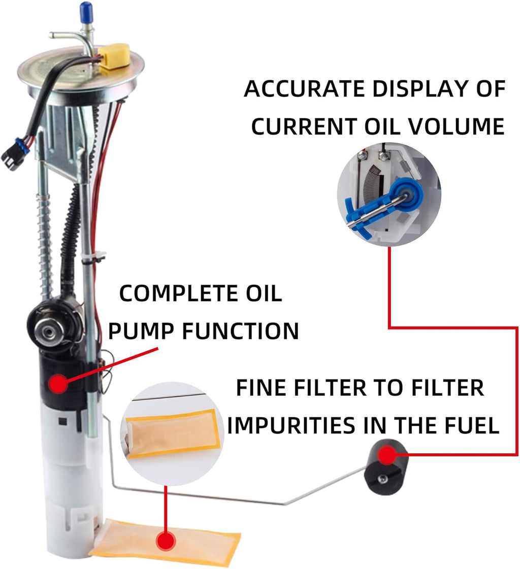 Electric Fuel Pump Assembly Pack of 2 Q448