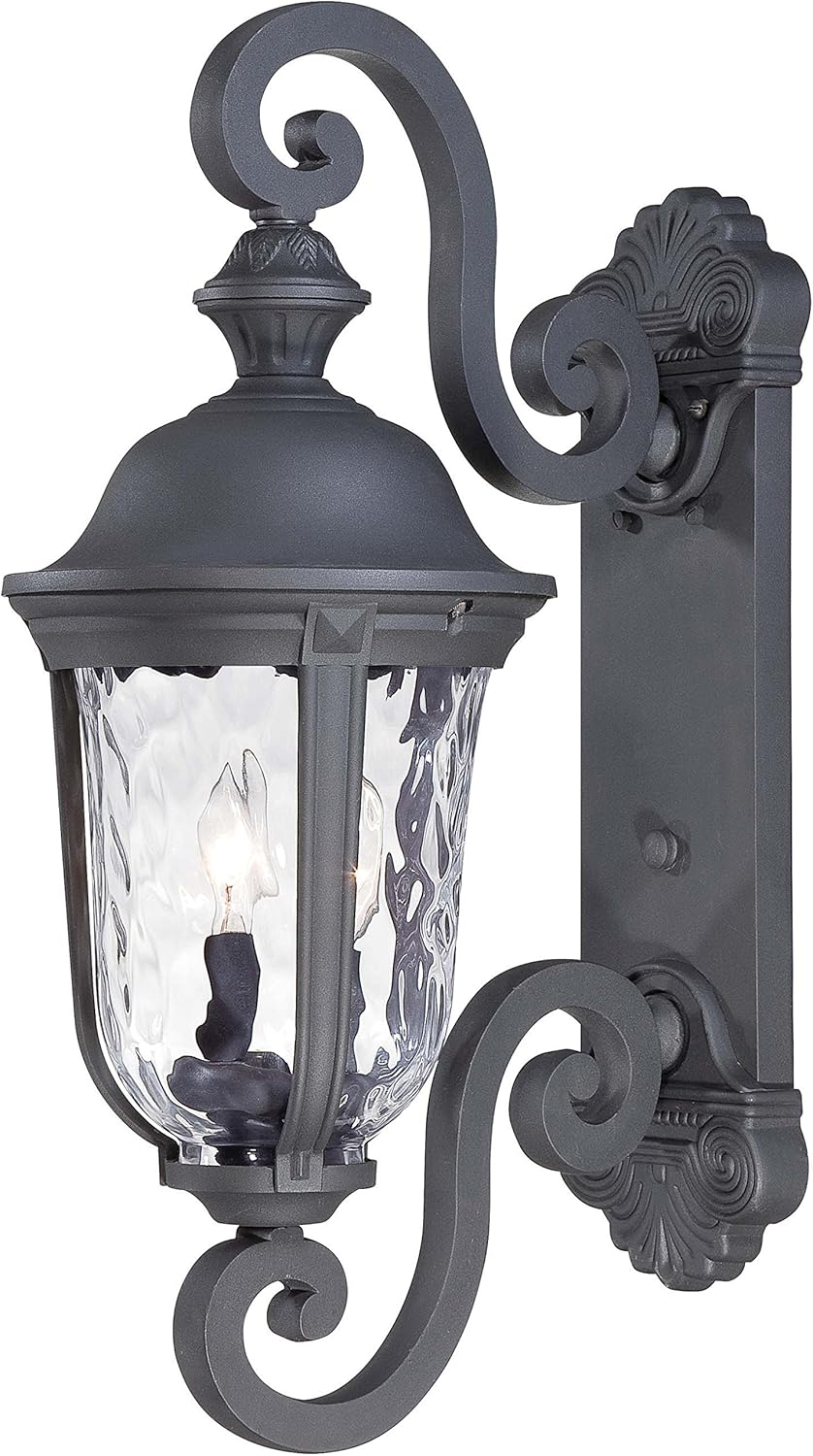 Cast Aluminum Outdoor Wall Light, 100 Watts, Rust Q533965