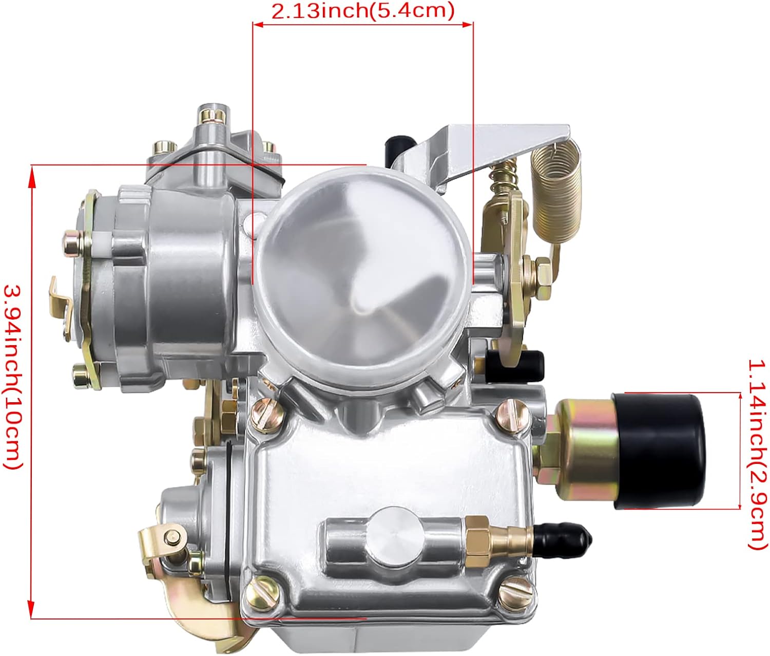 Carburetor for VW Beetles 1600cc Dual-Port Engine 1971-1979 Pack of 2 D600