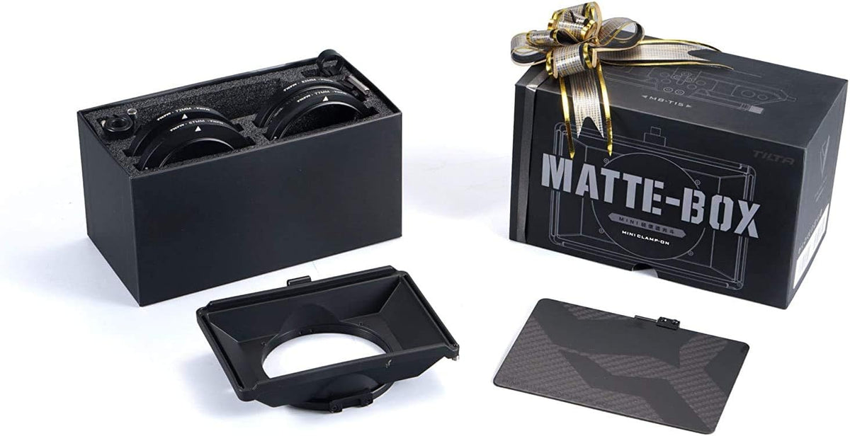 Mini Matte Box MB-T15 with Four Lens Adapter Rings F182
