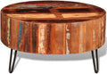 Solid Reclaimed Wood Round Coffee Table H103