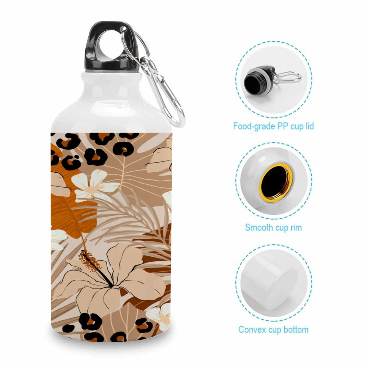 400ml Aluminum Sport Water Bottle with Twist Cap M6260