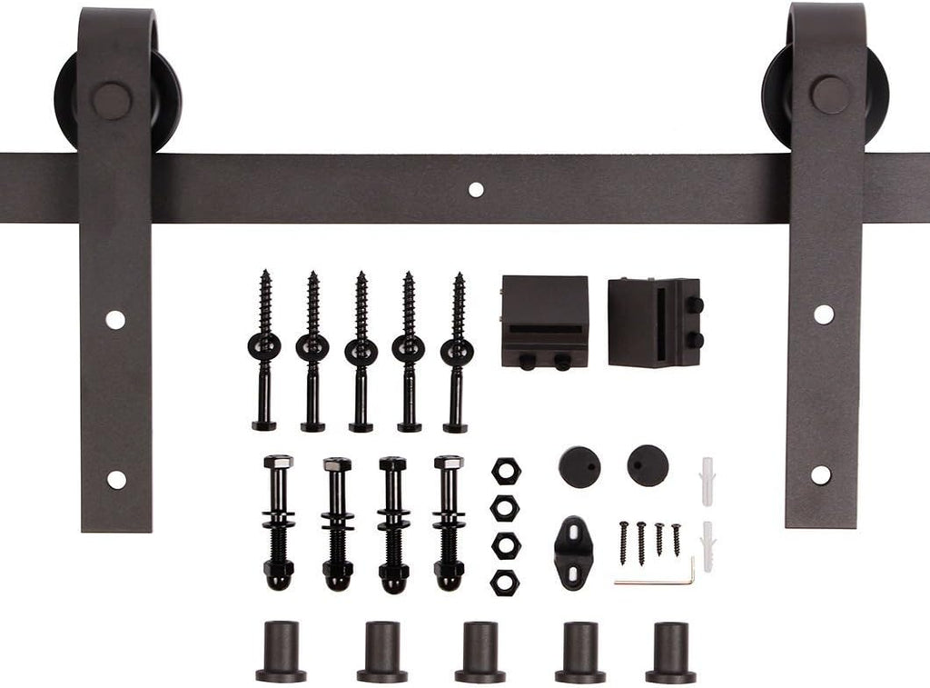 Knotty Pine Wood Interior Sliding Barn Door With Installation Hardware Kit M415