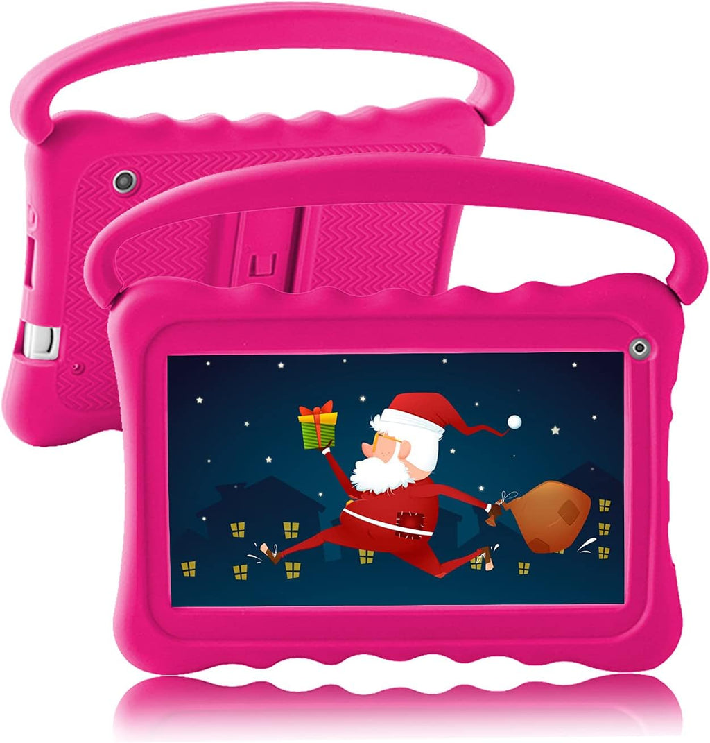 32GB 7 inch Android 10 Kids Tablet with WiFi Dual Camera Parental Control Shockproof Case Blue Pack of 2 E1488