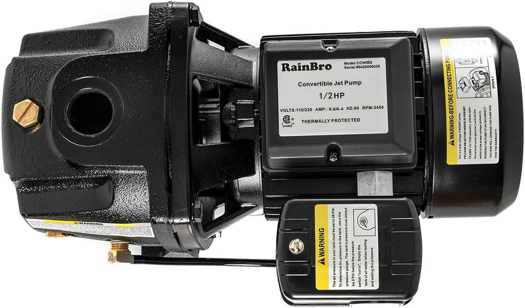 1/2 HP Cast Iron Convertible Jet Well Pump with Ejector Kit M724342