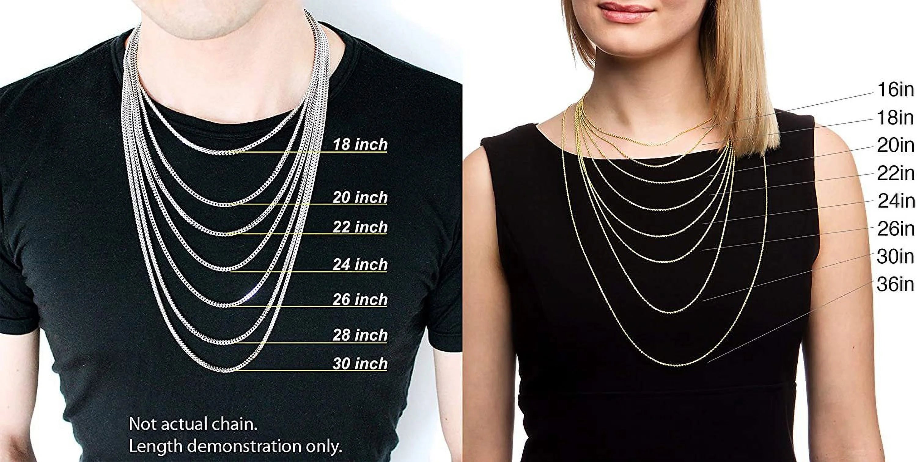 14K Yellow Gold 2.5mm Ball Bead Moon Cut Chain Necklace W532287