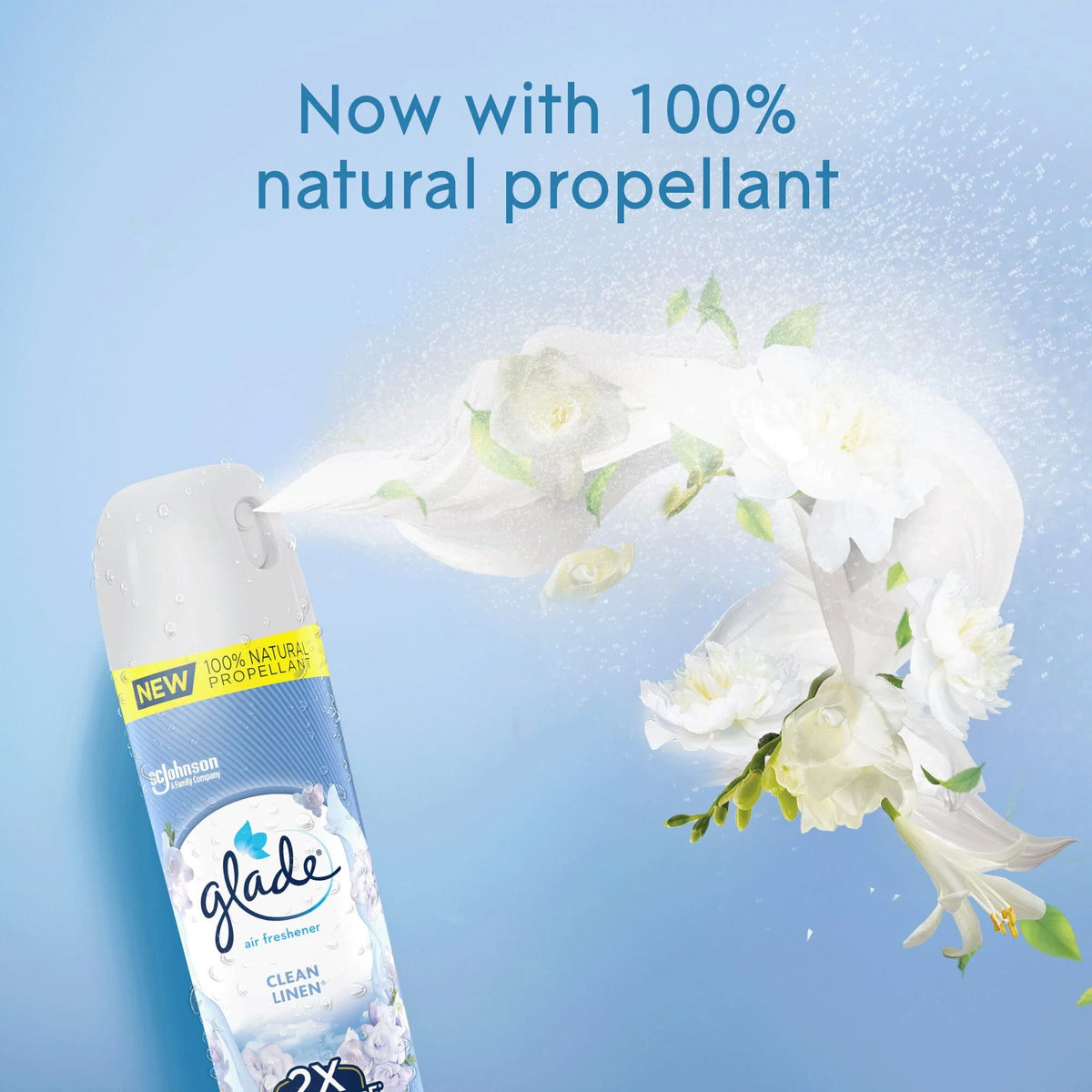 8.3 Oz Clean Linen Room Air Freshener Spray, Pack of 16 F650127