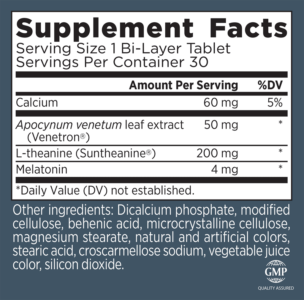 Time Release Melatonin With L-Theanine & Venetron F83441