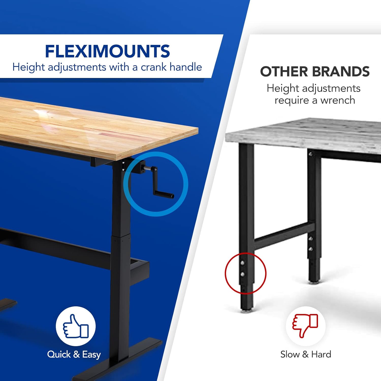 48 x 24 Rubber Wood Work Bench with Drawer L283496