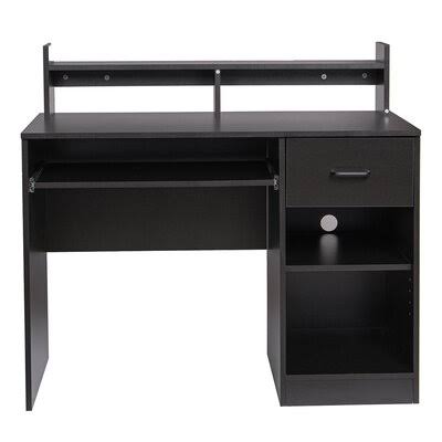 White Desk with Hutch Z1149