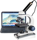Digital Compound Monocular Microscope, 40x-1000x Magnification, LED Illumination D181