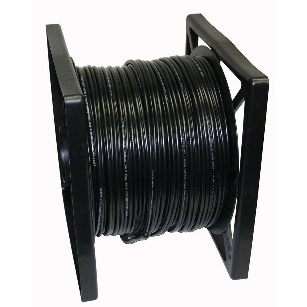 500 ft. RG59 Coaxial Cable with Power Cable in Black X957787