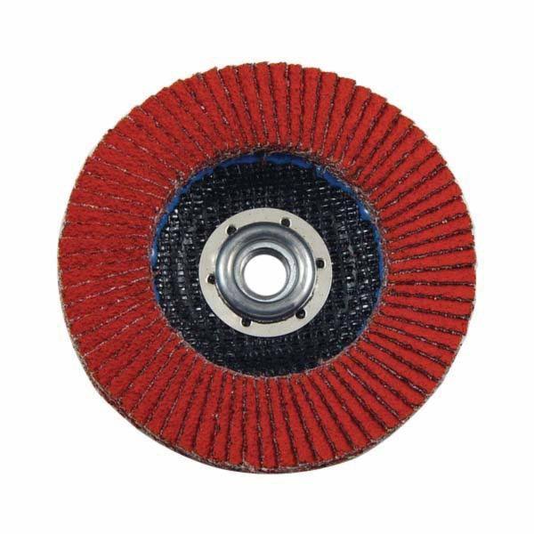 4-1/2 in x 5/8-11 Internal 60 X-weight Flap Disc, 10 per Case V3722