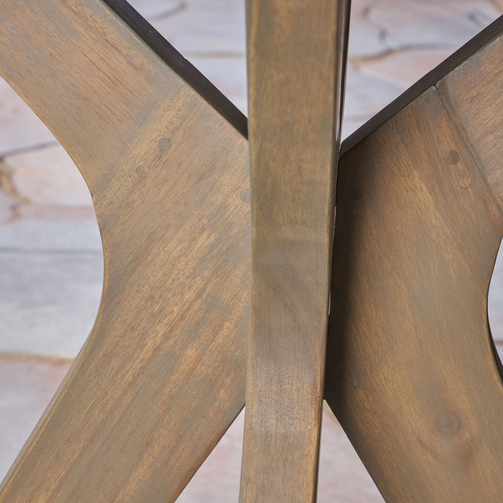Grey Acacia Wood Bistro Table E14141